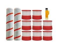 Compatible For V9 / V9 Pro / V10 Handheld Wireless Vacuum Cleaner Replacement Parts Hepa Filter Main Rolling Brush (Color : Set E)