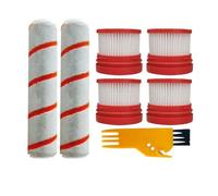 Compatible For V9 / V9 Pro / V10 Handheld Wireless Vacuum Cleaner Replacement Parts Hepa Filter Main Rolling Brush (Color : Set D)