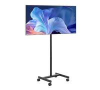 Compatible For VEVOR，Rolling TV Stand Mobile TV Cart Suit For Various Sizes TV Portable TV Stand With Wheels For Living Room Bedroom Office(Double Bracket Tray)