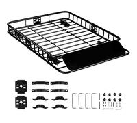 Compatible for VEVOR Roof Rack Cargo Basket, 46"x36"x4.5" & 51"x36"x5", 200 LBS Capacity Rooftop Cargo Carrier for SUV Truck(64 inches)