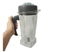 Compatible for Vitamix Blenders 2L 64oz Transparent Pitcher Cup Lid & Blade Replacement Kit