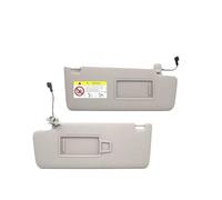Compatible For Volkswagen GTI Golf 7 MK7 VII 2014-2017 Grey Sunvisor Sunshade Car Sun Visor Shield Block Shade With Mirror 5GG857551(1 Pair)