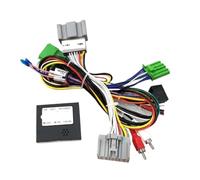 Compatible For Volvo XC90 High End S90 V90 Cable Car 16 Pin Wiring Harness Adapter Canbus Box Decoder Android Radio Power Cable(Style B)