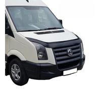 Compatible FOR VW CRAFTER GLOSS BLACK BONNET WIND STONE DEFLECTOR PROTECTOR NOT BONNET BRA 2006-2016
