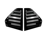 Compatible For VW Golf 8 MK8 TSI TDI GTI GTE GTD R R-line 2020-22 - Pair Side Window Spoiler Splitter Cover Trim Louver Car Window Sunshade(Glossy Black)
