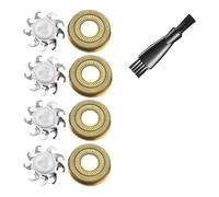 Compatible For WAHFOX,4 PCS Shaver Replacement Blades,Compatible For Skull Pitbull Carver PRO,4 Head Replacement Blade Fit SKULL SHAVER HEAD(WF-006G)