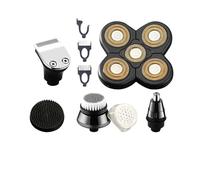 Compatible for WAHFOX, Replacement Shaver Head Electric Shaver Stainless Steel Razor Blade 5 Cutter Floating Head Spare Razor Blades(Heads 5 PCS)