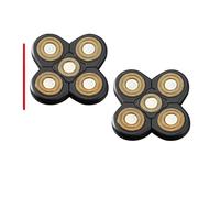 Compatible for WAHFOX, Replacement Shaver Head Electric Shaver Stainless Steel Razor Blade 5 Cutter Floating Head Spare Razor Blades(2 PCS)
