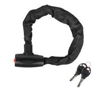 Compatible for WEST Biking， Bicycle Anti Theft Chain Lock Hard Steel Alloy Bold for MTB Bike Motorcycle Scooter Cycling Accessories(Black-0.6m)