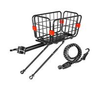 Compatible For WEST BIKING Bicycle, Detachable 50KG Load Bearing Aluminum Alloy Rear Cargo Rack & Basket