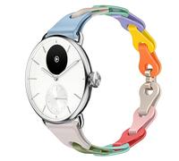 Compatible for Withings Smartwatch Bands, Lamshaw 18mm, 20mm Elastic Silicone Hollowed Out Replacement Straps Compatible for Withings ScanWatch 2 42mm/ScanWatch Horizon/ScanWatch 42mm/Steel HR 40mm