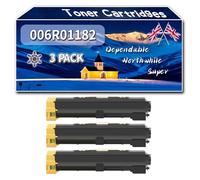 Compatible for Xerox 006R01182 Toner Cartridges, Work for Xerox CopyCentre C123 C128 Pro123 Pro128 WorkCentre M128 Printers, Toner Cartridges (3 Pack Black)