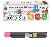 Compatible for Xerox 006R01513 Toner Cartridges Work for Xerox WC 7500 Series WC 7525 WC 7530 WC 7535 WC 7545 WC 7556 WC 7800 Printers (1 Pack Magenta)
