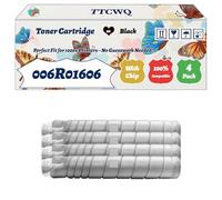 Compatible for Xerox 006R01606 Toner Cartridge Work for Xerox WorkCentre 5945i WorkCentre 5955i Printers, with Chip, High Yield 30000 Pages, High-Definition Printing (4 Pack Black)