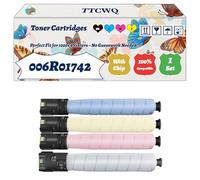 Compatible for Xerox 006R01742 Toner Cartridges Work for Xerox AltaLink C8130 C8135 C8145 C8155 C8170 Printers, with Chip, High Yield 69000 Pages, High-Definition Printing (4-Pack BK/C/M/Y)