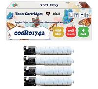 Compatible for Xerox 006R01742 Toner Cartridges Work for Xerox AltaLink C8130 C8135 C8145 C8155 C8170 Printers, with Chip, High Yield 69000 Pages, High-Definition Printing (4 Pack Black)