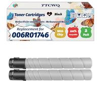 Compatible for Xerox 006R01746 Toner Cartridges Work for Xerox AltaLInk C8130 C8135 C8145 C8245 C8155 C8170 C8235 C8255 Printers (2 Pack Black)