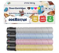 Compatible for Xerox 006R01746 Toner Cartridges Work for Xerox AltaLink C8130 C8135 C8145 C8245 C8155 C8170 C8235 C8255 Printers (4-Pack BK/C/M/Y)