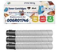 Compatible for Xerox 006R01746 Toner Cartridges Work for Xerox AltaLInk C8130 C8135 C8145 C8245 C8155 C8170 C8235 C8255 Printers (3 Pack Black)