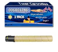 Compatible for Xerox 006R01746 Toner Cartridges, Work for Xerox AltaLink C8130 C8135 C8145 C8245 C8155 C8170 C8235 C8255 Printers (1 Pack Yellow)