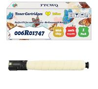 Compatible for Xerox 006R01747 Toner Cartridges Work for Xerox AltaLink C8245 C8255 C8270 Printers, with Chip, High Yield 46000 Pages, High-Definition Printing (1 Pack Yellow)