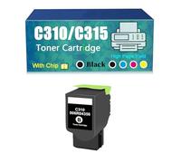 Compatible for Xerox 006R04356 006R04357 006R04358 006R04359 Toner Cartridge, Work with C310 C315 C310DNI C310DNIM C315DNI Printer,Reliability Longevity (Black)