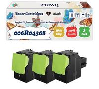 Compatible for Xerox 006R04368 Toner Cartridges Work for Xerox C310VDNI C315VDNI Printers, with Chip, High Yield 9000 Pages, High-Definition Printing (3 Pack Black)