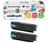 Compatible for Xerox 006R04381 Toner Cartridge Work for Xerox B305 B310 B315 Printers, with Chip, High Yield 20000 Pages, High-Definition Printing (2-Pack Black)