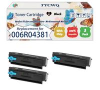 Compatible for Xerox 006R04381 Toner Cartridge Work for Xerox B305 B310 B315 Printers, with Chip, High Yield 20000 Pages, High-Definition Printing (3 Pack Black)