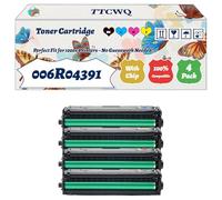 Compatible for Xerox 006R04391 006R04392 006R04393 006R04394 Toner Cartridge Work for Xerox C230 C235 Printer, with Chip, High Yield 4000 Pages, High-Definition Printing (4-Pack BK/C/M/Y)