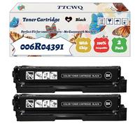 Compatible for Xerox 006R04391 Toner Cartridge Work for Xerox C230 Colour C235 Colour MFP Printers, with Chip, High Yield 4000 Pages, High-Definition Printing (2 Pack Black)