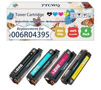 Compatible for Xerox 006R04395 006R04396 006R04397 006R04398 Toner Cartridge Work for Xerox C230 C235 Printers, with Chip, High Yield 4000 Pages, High-Definition Printing (4-Pack BK/C/M/Y)