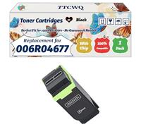 Compatible for Xerox 006R04677 006R04678 006R04679 006R04680 Toner Cartridges Work for Xerox VersaLink C410 Printers (1 Pack Black)