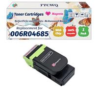 Compatible for Xerox 006R04685 006R04686 006R04687 006R04688 Toner Cartridges Work for Xerox VersaLink C410 Printers (1 Pack Magenta)