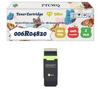 Compatible for Xerox 006R04820 006R04821 006R04822 006R04823 Toner Cartridge Work for Xerox C320 C325 Printers, with Chip, High Yield 3200 Pages, High-Definition Printing (1 Pack Yellow)