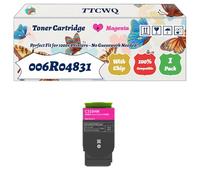 Compatible for Xerox 006R04831 006R04828 006R04829 006R04830 Toner Cartridge Work for Xerox C320 Colour C325 Colour Printers (1 Pack Magenta)
