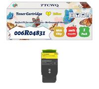 Compatible for Xerox 006R04831 006R04828 006R04829 006R04830 Toner Cartridge Work for Xerox C320 Colour C325 Colour Printers (1 Pack Yellow)