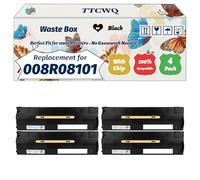 Compatible for Xerox 008R08101 Waste Box Work for Xerox B8145 B8155 B8170 Printers, with Chip, High Yield 69000 Pages, High-Definition Printing (4 Pack Black)