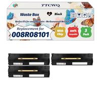 Compatible for Xerox 008R08101 Waste Box Work for Xerox B8145 B8155 B8170 Printers, with Chip, High Yield 69000 Pages, High-Definition Printing (3 Pack Black)