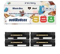 Compatible for Xerox 008R08101 Waste Box Work for Xerox B8145 B8155 B8170 Printers, with Chip, High Yield 69000 Pages, High-Definition Printing (4 Pack Black)
