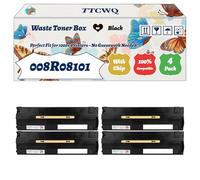 Compatible for Xerox 008R08101 Waste Toner Box Work for Xerox AltaLink B8145 B8155 C8130 C8135 C8145 C8155 Printers, with Chip, High Yield 69000 Pages, High-Definition Printing (4 Pack Black)