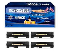Compatible for Xerox 008R08101 Waste Toner Container, Work for Xerox AltaLink B8145 B8155 B8245 B8255 C8130 C8135 C8140 C8145 C8155 C8230 C8235 C8245 C8255 Printers (4 Pack Black)