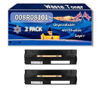 Compatible for Xerox 008R08101 Waste Toner Container, Work for Xerox AltaLink B8145 B8155 B8245 B8255 C8130 C8135 C8140 C8145 C8155 C8230 C8235 C8245 C8255 Printers (2-Pack Black)