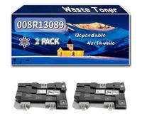 Compatible for Xerox 008R13089 Waste Toner Container, Work for Xerox WorkCentre 7120 7220 7220i 7225 7225i Printers, Waste Toner Container (2-Pack Black)