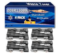 Compatible for Xerox 008R13089 Waste Toner Container, Work for Xerox WorkCentre 7120 7220 7220i 7225 7225i Printers, Waste Toner Container (4 Pack Black)