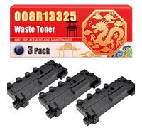 Compatible for Xerox 008R13325 C310 C315 Waste Toner Container Printers, With Chip Large Capacity 35000 Pages (3 Pack Black)