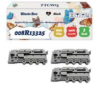 Compatible for Xerox 008R13325 Waste Box Work for Xerox C310 C315 C320 Colour Laser C325 Colour Printers, with Chip, High Yield 25000 Pages, High-Definition Printing (3 Pack Black)