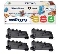Compatible for Xerox 008R13325 Waste Toner Container Work for Xerox C310 C315 Printers, with Chip, High Yield 35000 Pages, High-Definition Printing (4 Pack Black)