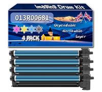 Compatible for Xerox 013R00681 Imaging Drum Kit, Work for Xerox AltaLink C8130 C8135 C8145 C8155 C8170 Printers, Imaging Drum Kit (4-Pack BK/C/M/Y)