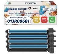 Compatible for Xerox 013R00681 Imaging Drum Kit Work for Xerox AltaLInk C8130 C8135 C8145 C8155 C8170 Printers, with Chip, High Yield 80000 Pages, High-Definition Printing (4 Pack Black)